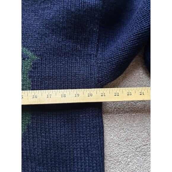 Vintage Y2K 90’s Gap M Wool Sweater Chunky Hand Knit Heavy Scotland Fisherman - Picture 4 of 6